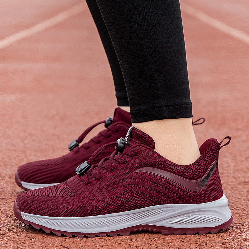 Lightweight Breathable Middle-aged Health Shoes Non-slip Soft Bottom Mother Shoes Sports Leisure Comfortable Walking Shoes