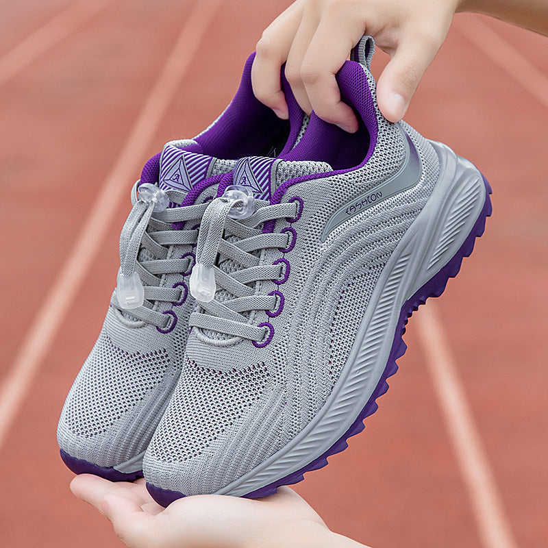Lightweight Breathable Middle-aged Health Shoes Non-slip Soft Bottom Mother Shoes Sports Leisure Comfortable Walking Shoes