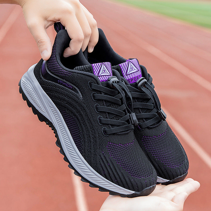 Lightweight Breathable Middle-aged Health Shoes Non-slip Soft Bottom Mother Shoes Sports Leisure Comfortable Walking Shoes